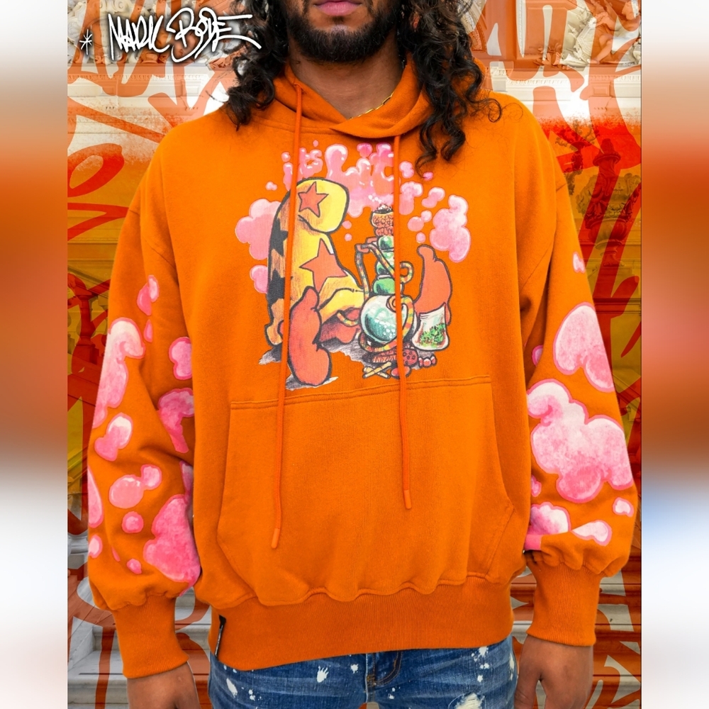 Mark Bode Cheech Stoned Rust Hoodie NWT Rare, Cartoon Artist